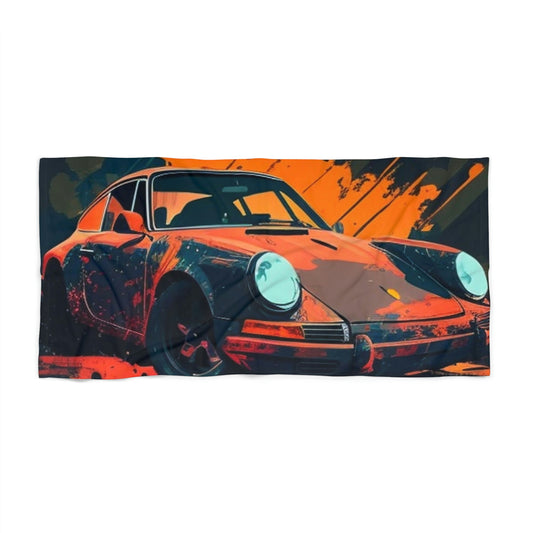 Beach Towel Porsche Abstract 3