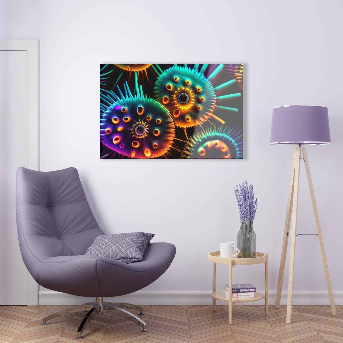 Acrylic Prints Neon Macro 4