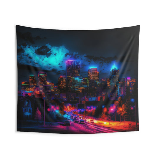 Indoor Wall Tapestries Neon Denver 4