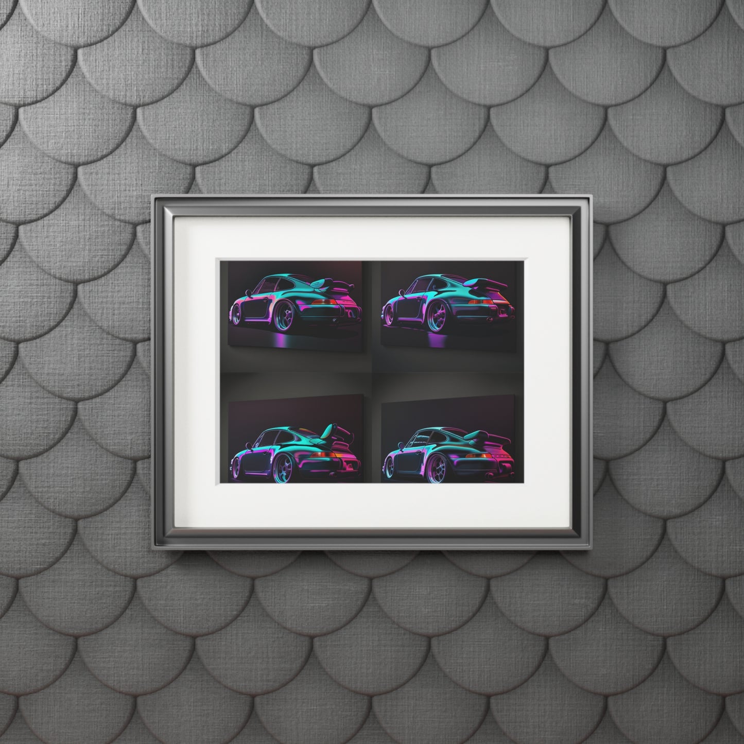 Fine Art Prints (Passepartout Paper Frame) Porsche Purple 5