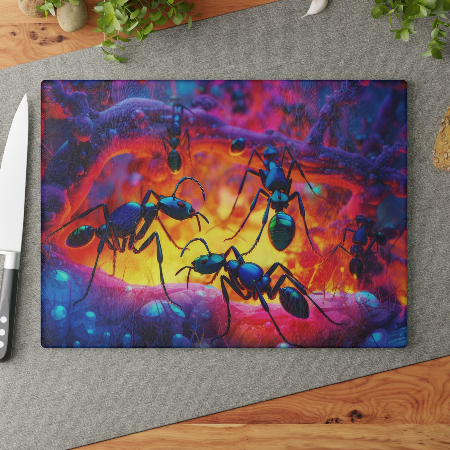 Glass Cutting Board Ants Home 3