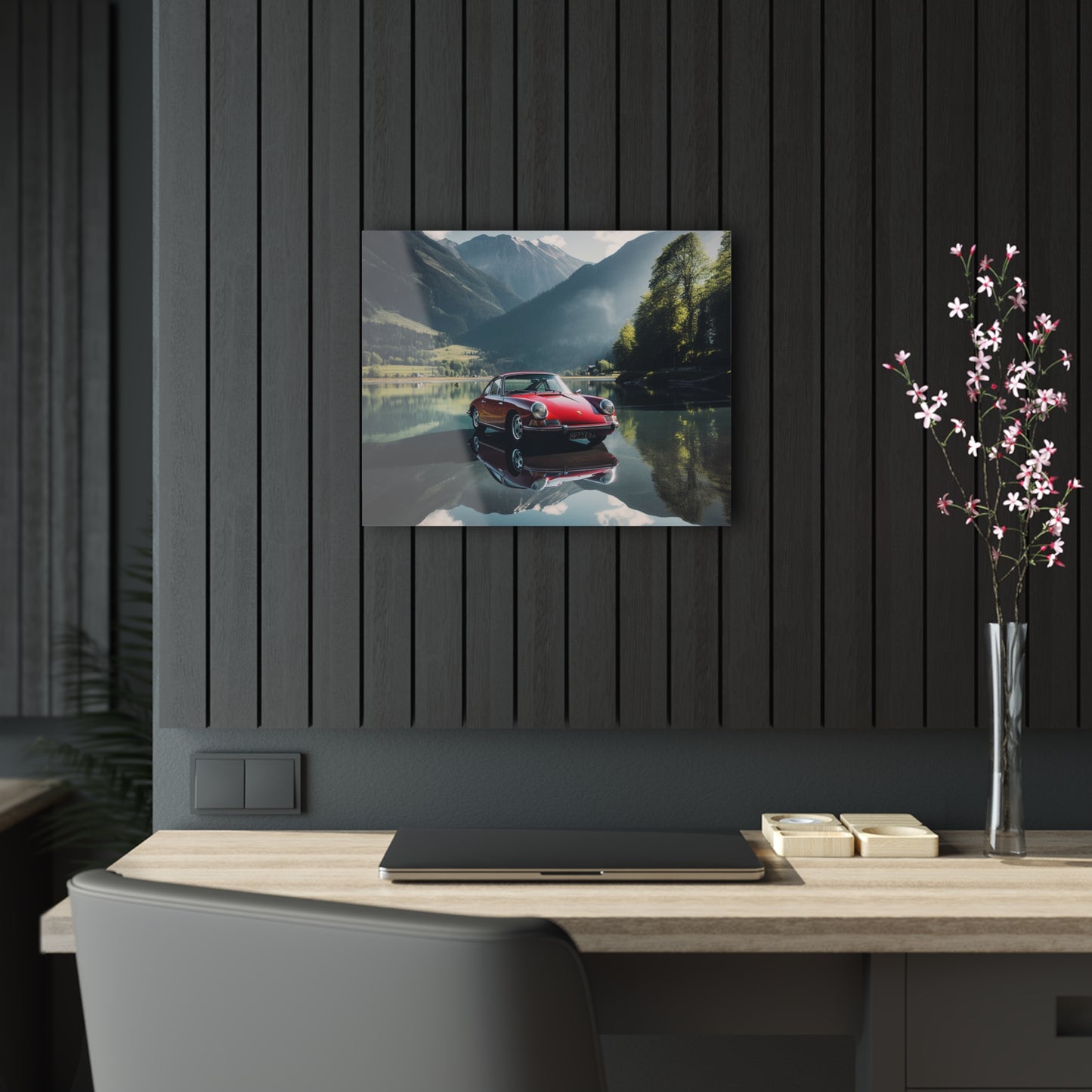 Acrylic Prints Porsche Lake 3