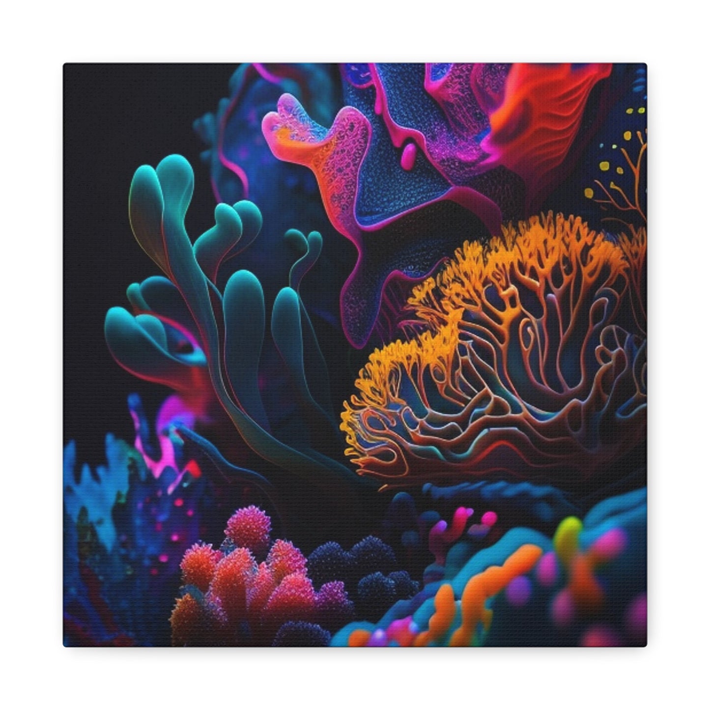 Canvas Gallery Wraps Macro Coral Reef 2