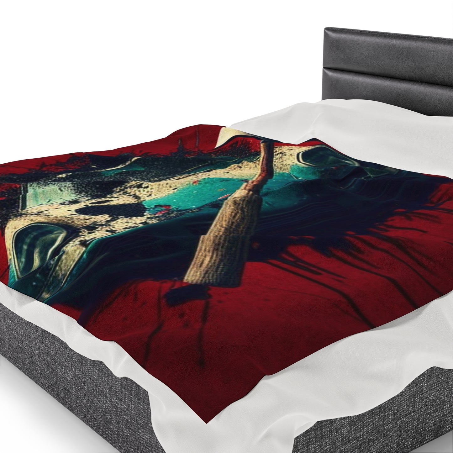 Velveteen Plush Blanket Porsche Abstract 1