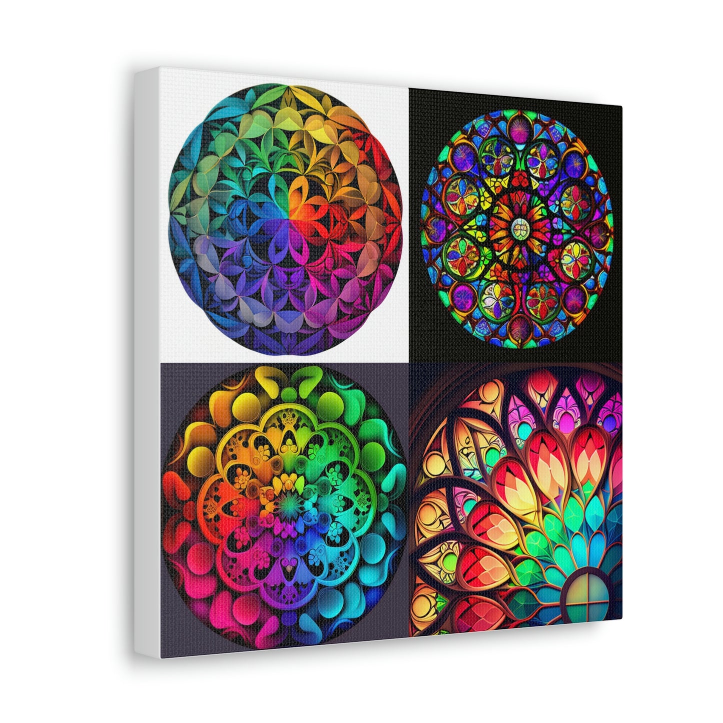 Rose-window pattern abstract