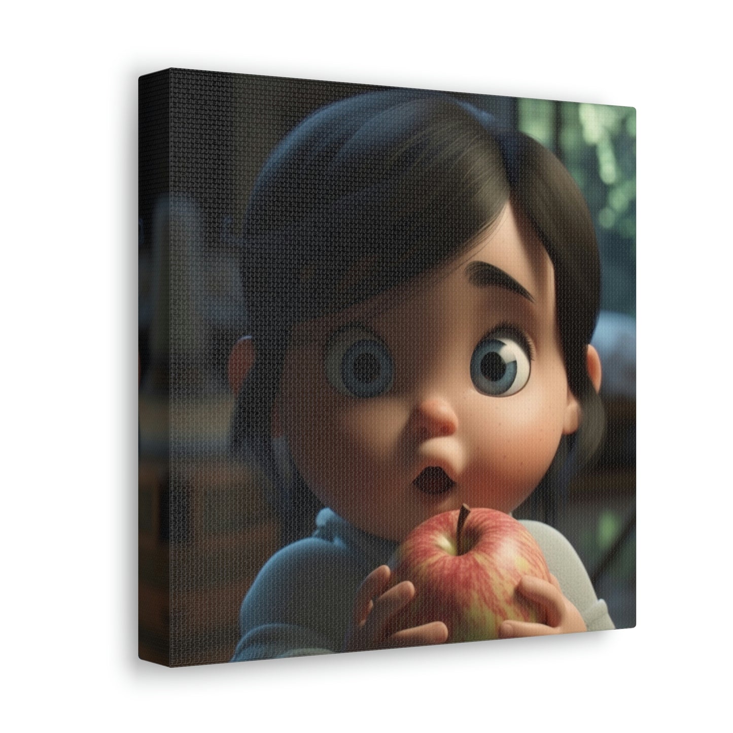 Canvas Gallery Wraps Girl Apple 1