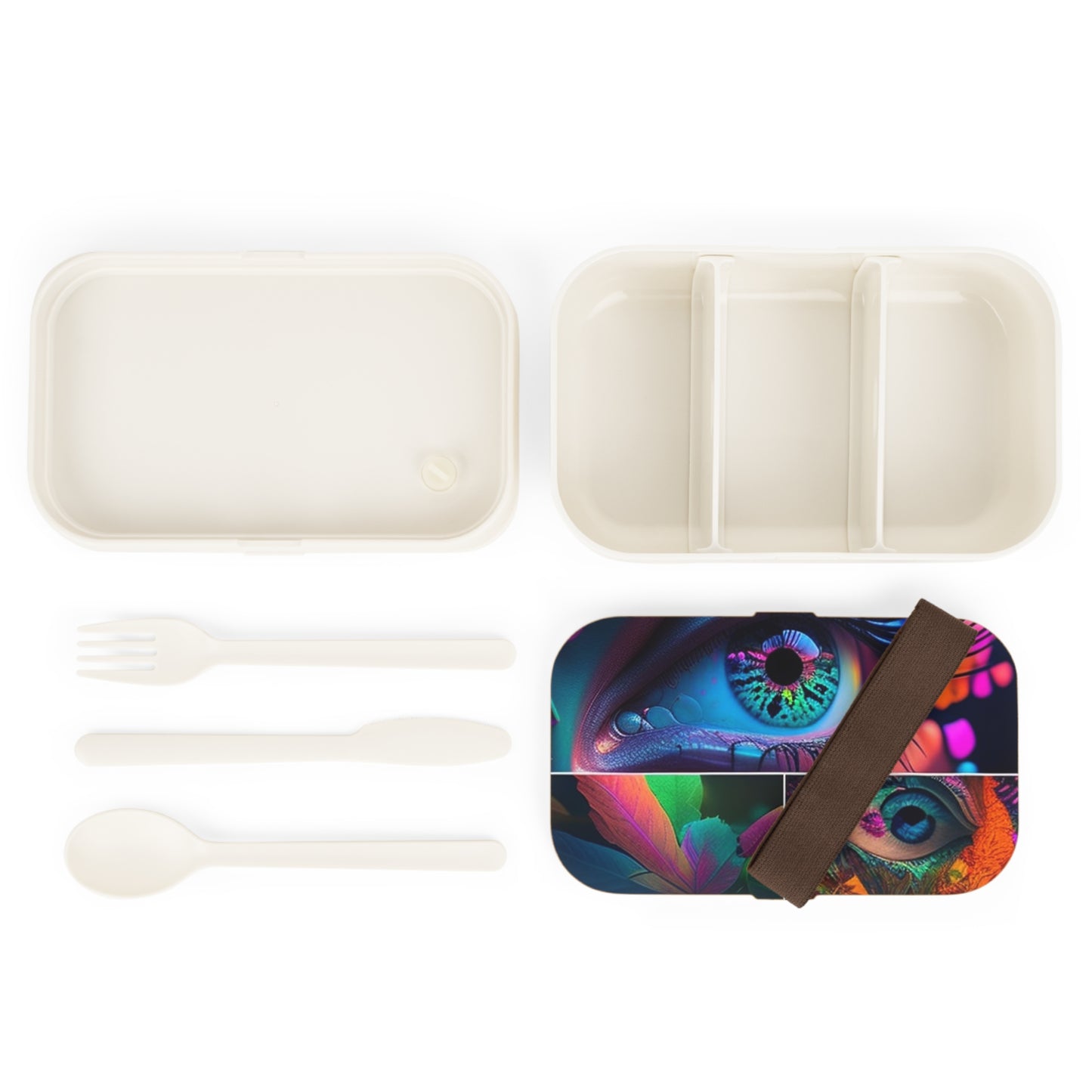 Bento Lunch Box Neon Florescent Glow 3