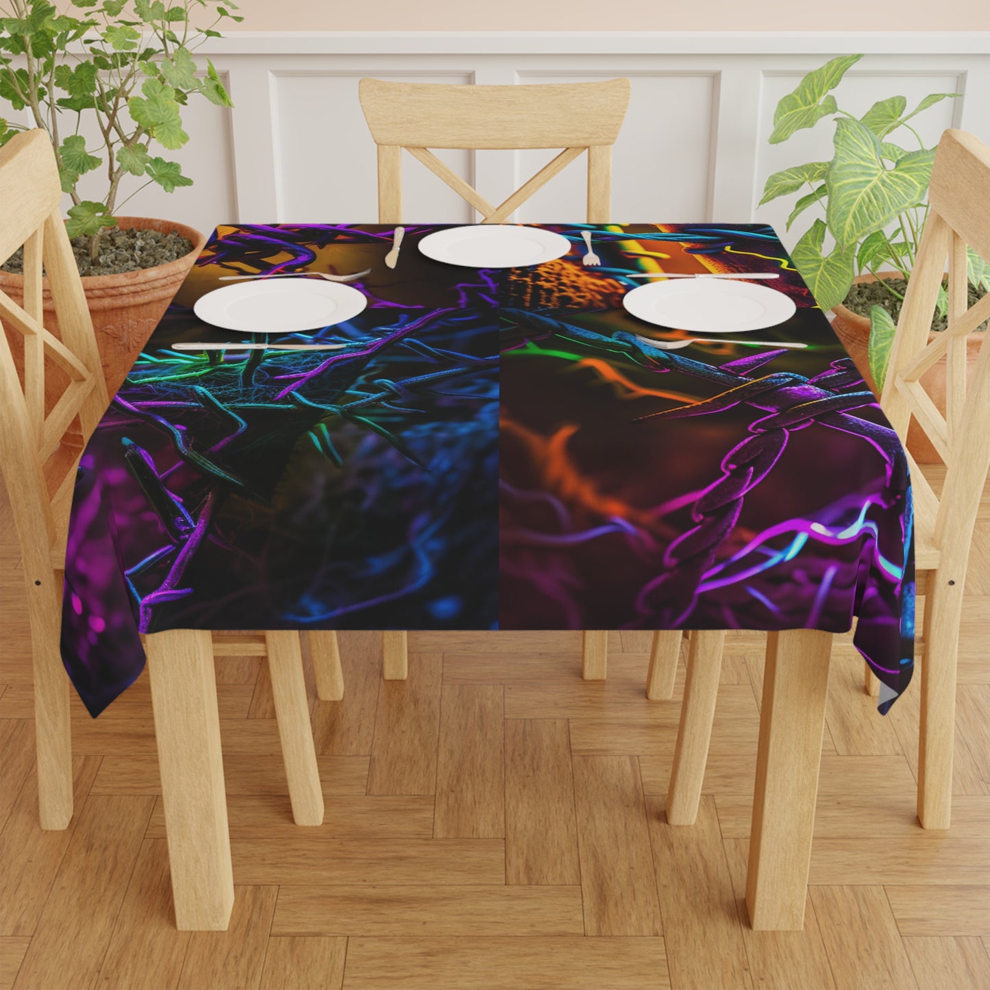 Tablecloth Macro Neon Barb