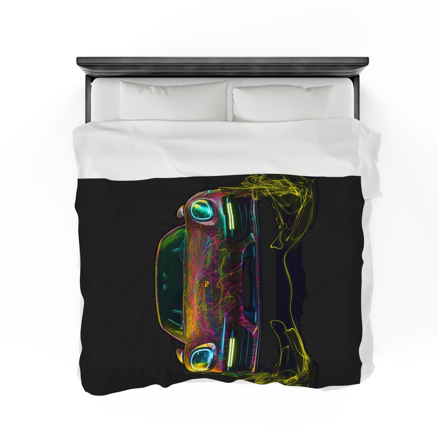 Velveteen Plush Blanket Porsche Flair 2