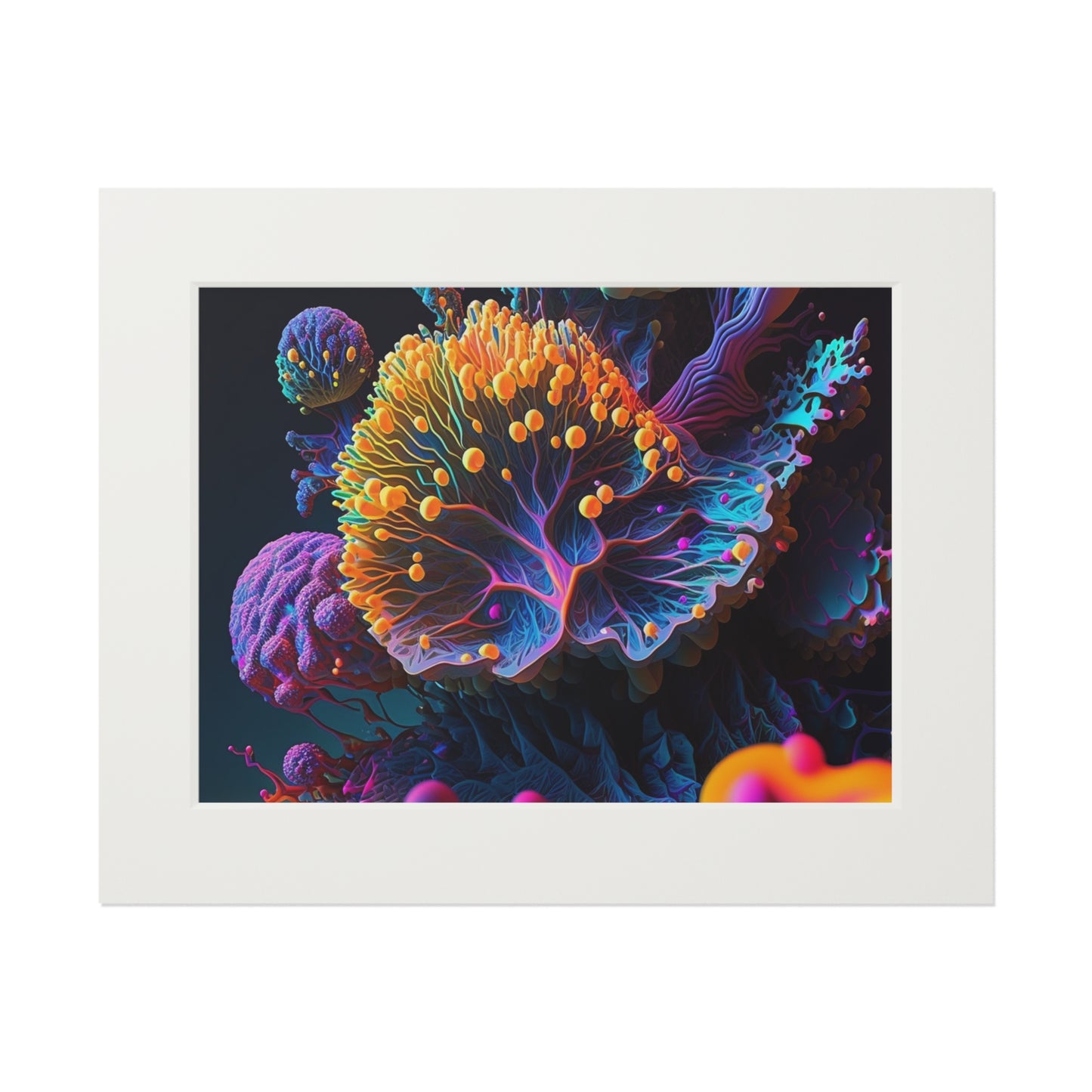 Fine Art Prints (Passepartout Paper Frame) Ocean Life Macro 1