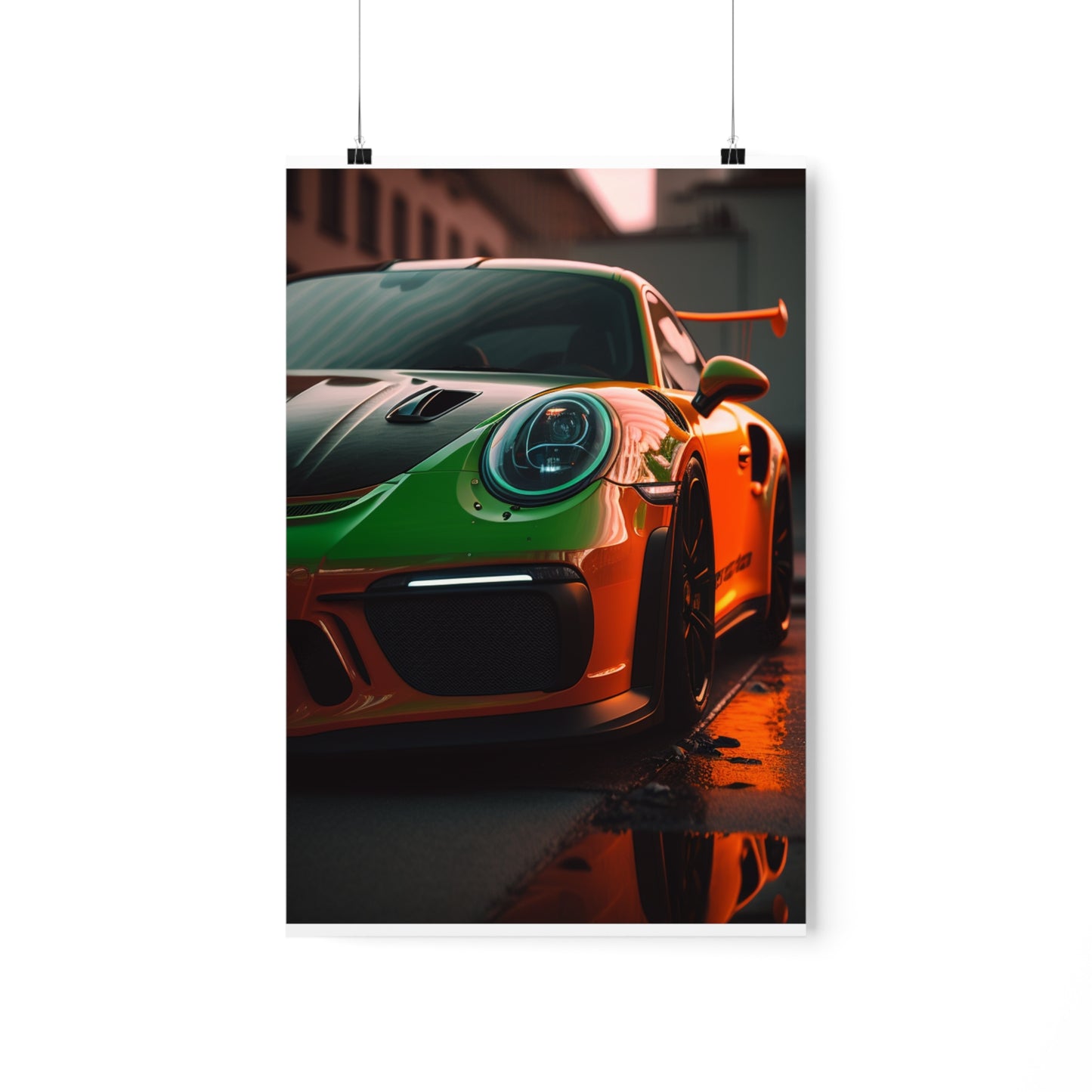 Premium Matte Vertical Posters porsche 911 gt3 2