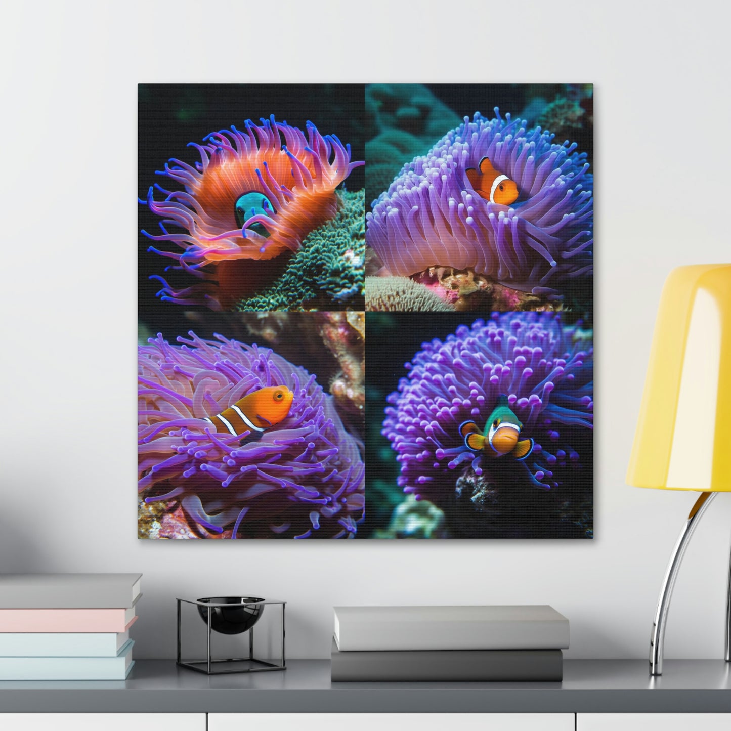 Canvas Gallery Wraps Anemone Clown 4 Pack