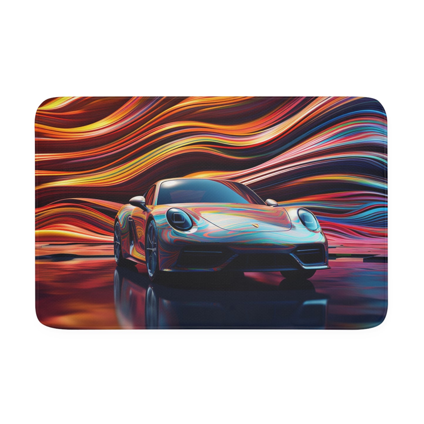 Memory Foam Bath Mat Porsche Water Fusion 1