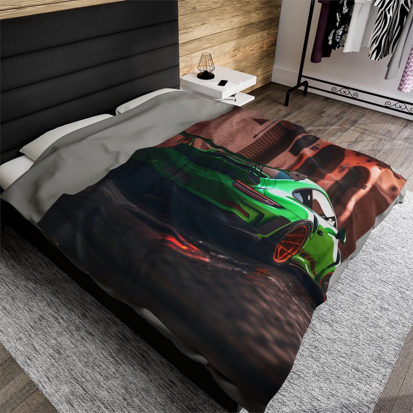 Velveteen Plush Blanket porsche 911 gt3 1