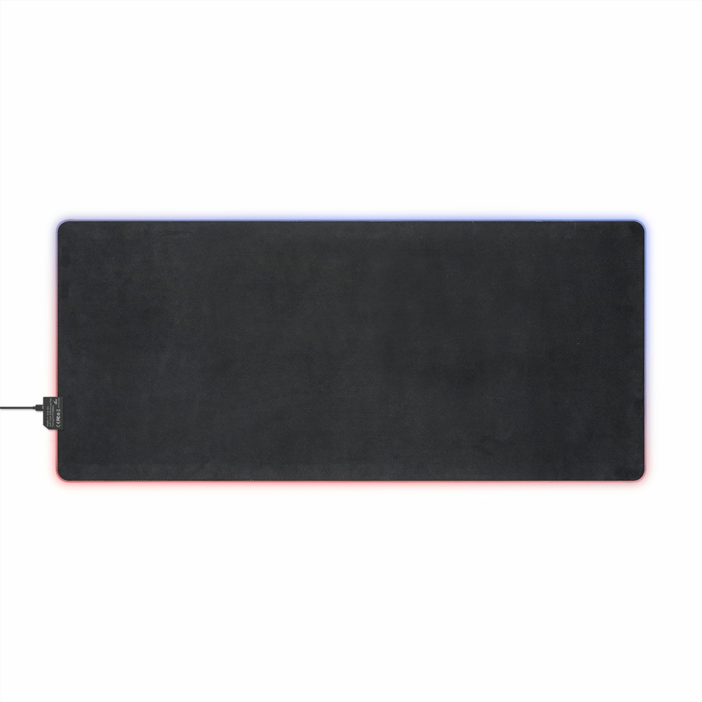 LED Gaming Mouse Pad Black Fire Rose 4