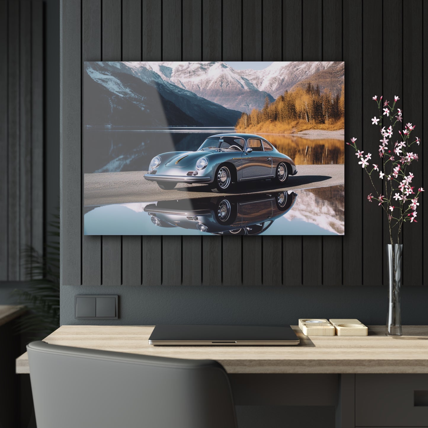 Acrylic Prints Porsche Lake 1