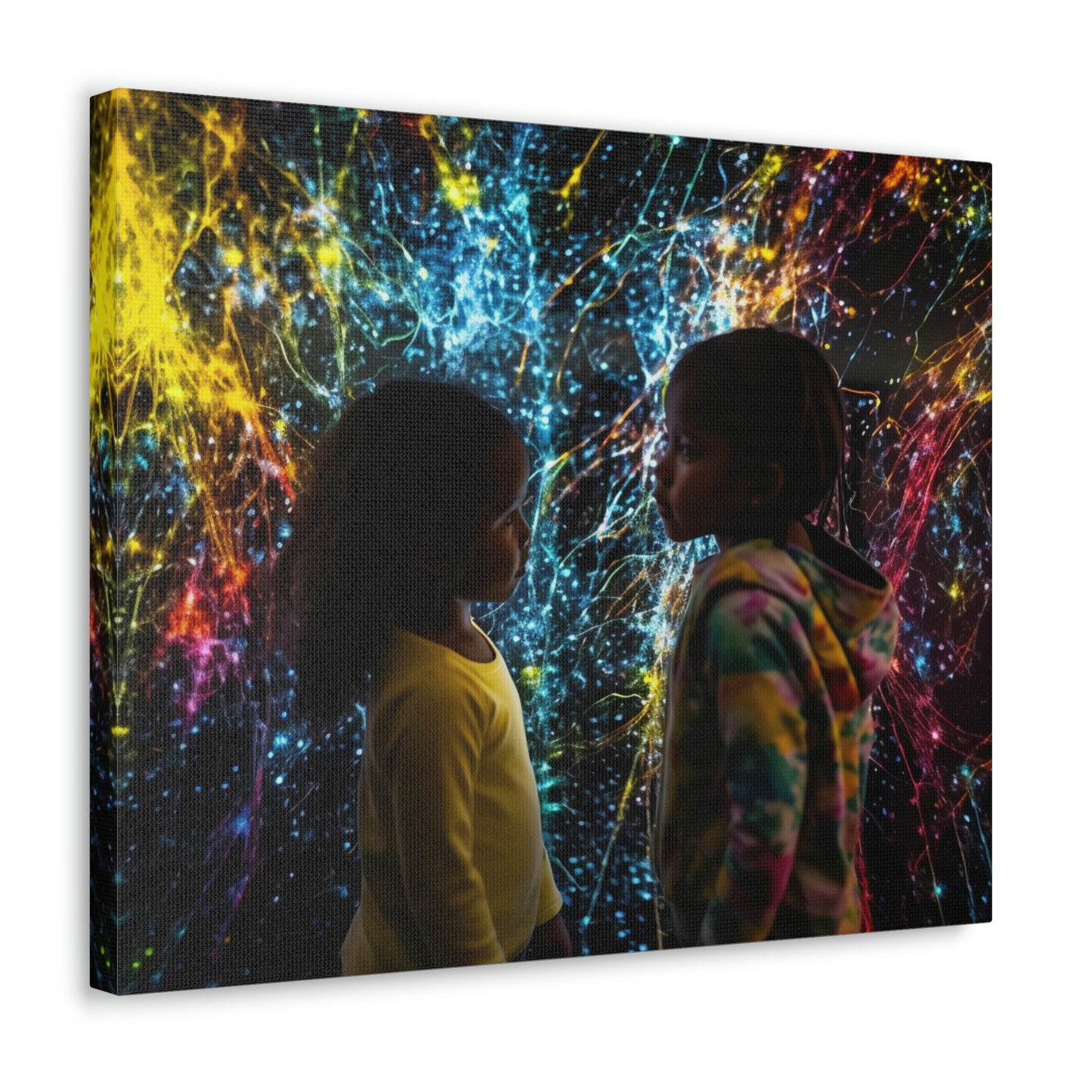 Canvas Gallery Wraps Kid Color Rain 2