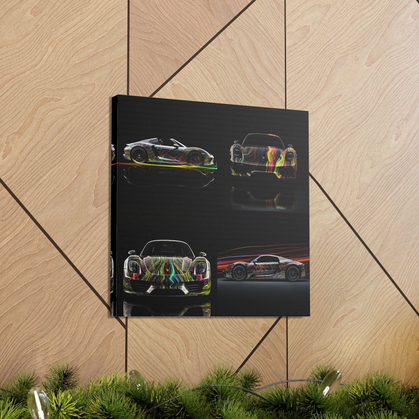 Canvas Gallery Wraps Porsche Line 4 pack