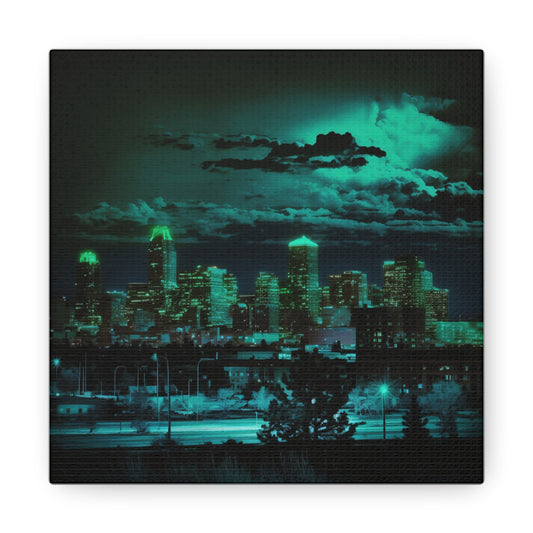 Canvas Gallery Wraps Neon Denver 2