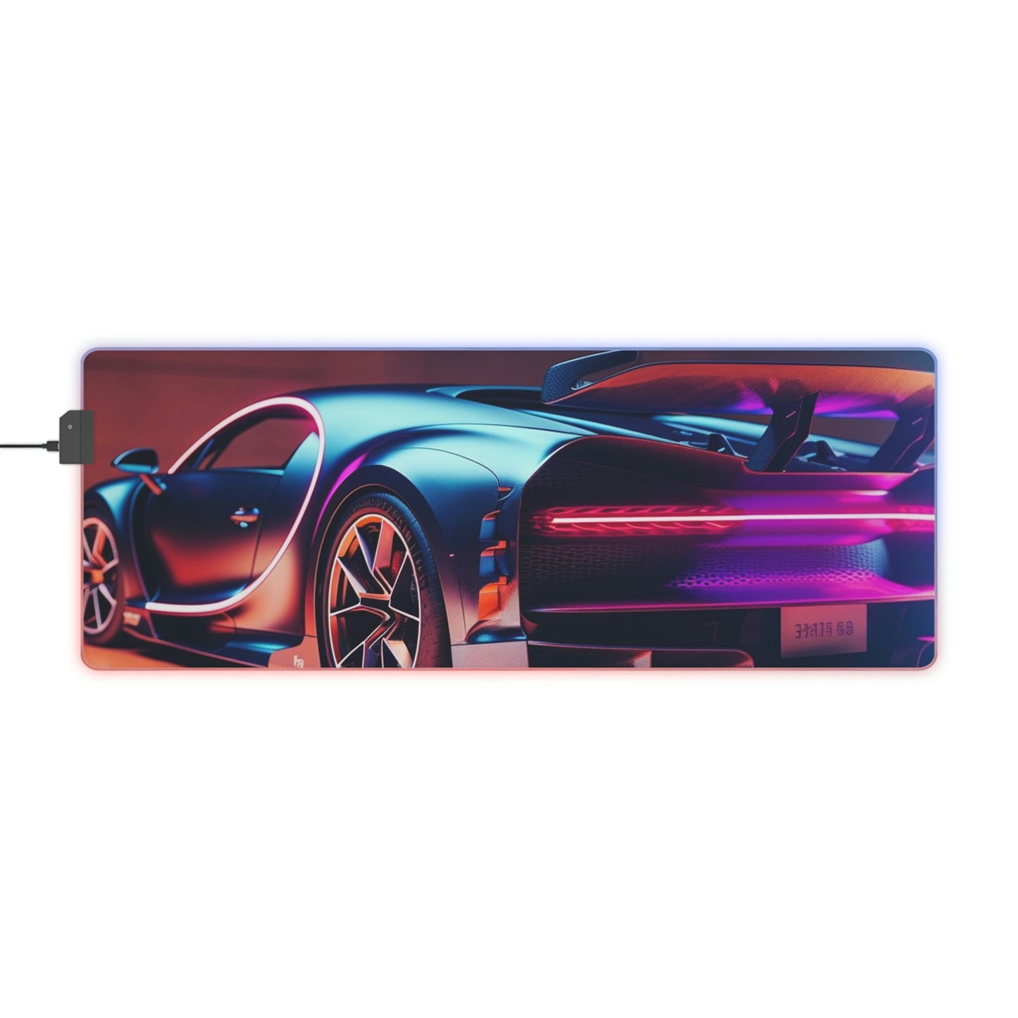 LED Gaming Mouse Pad Hyper Bugatti Neon Chiron 2
