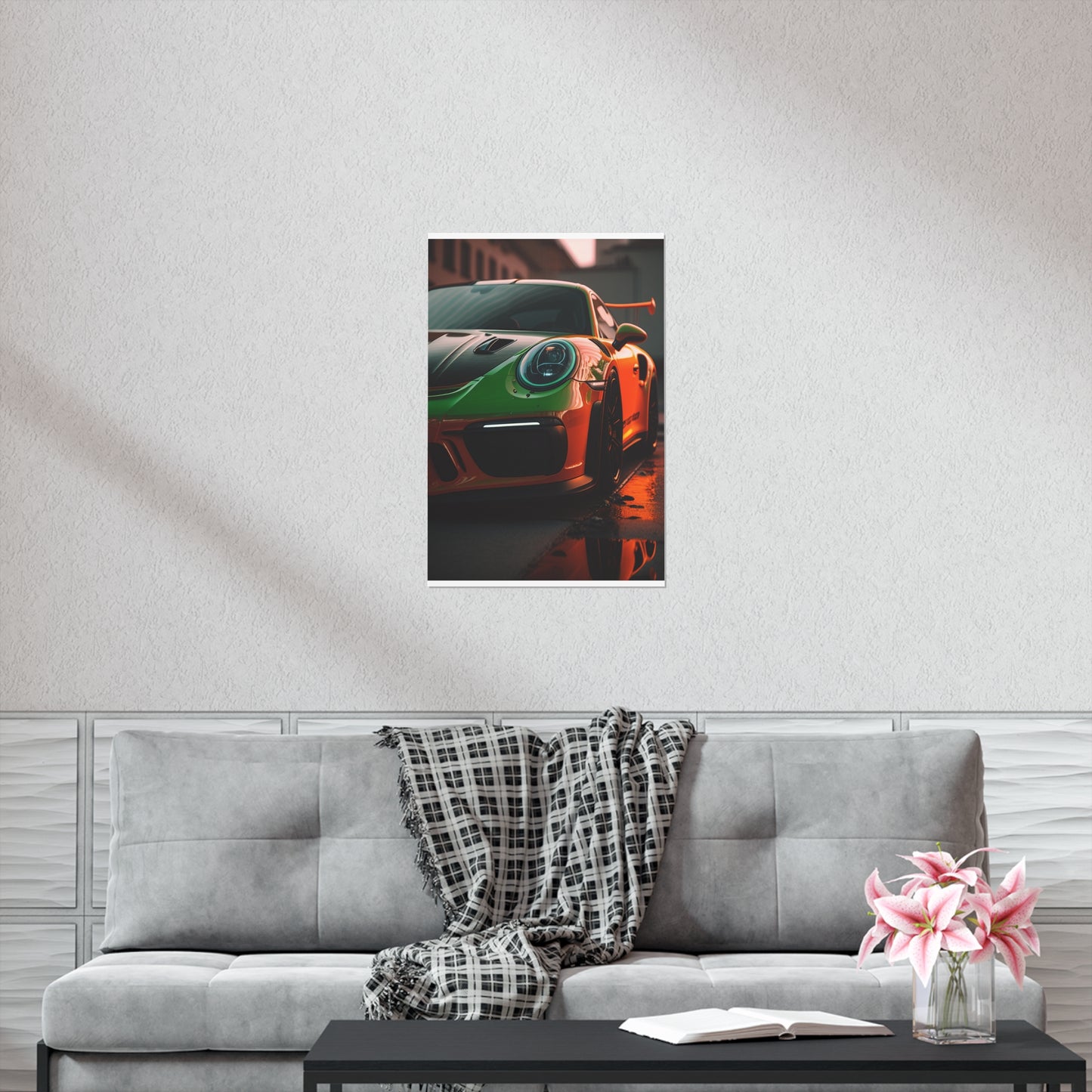 Premium Matte Vertical Posters porsche 911 gt3 2