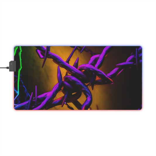 LED Gaming Mouse Pad Macro Neon Barb 1