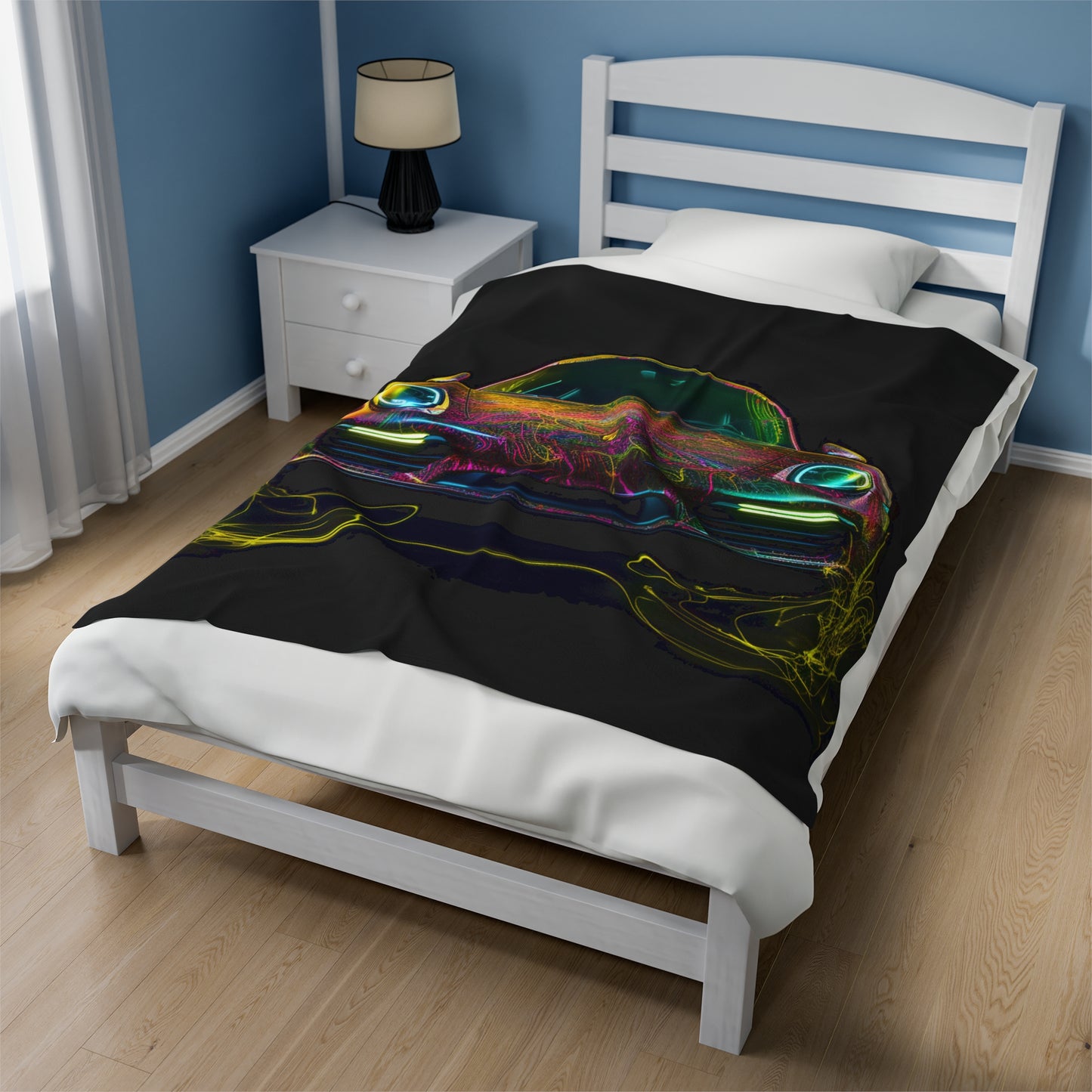 Velveteen Plush Blanket Porsche Flair 2