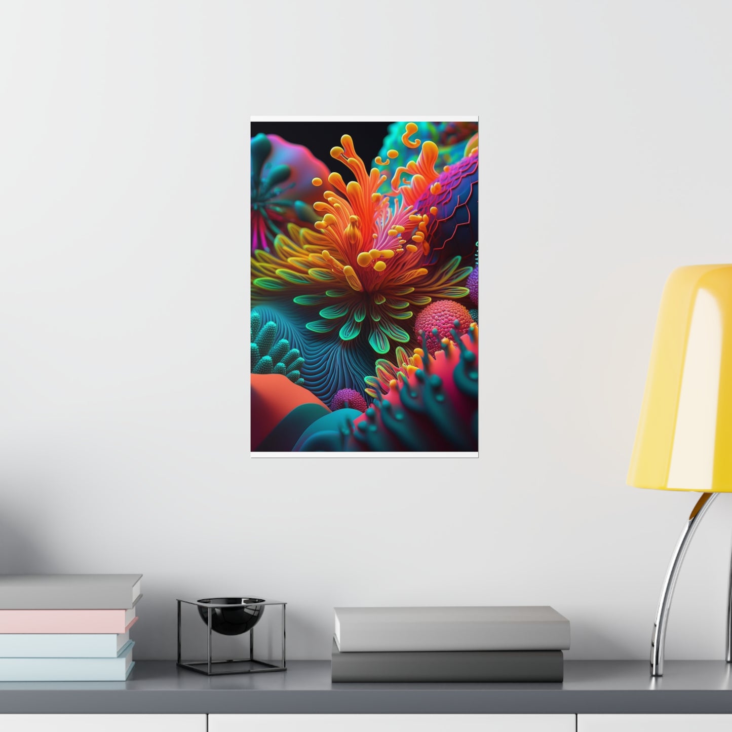 Premium Matte Vertical Posters Ocean Life Macro 3