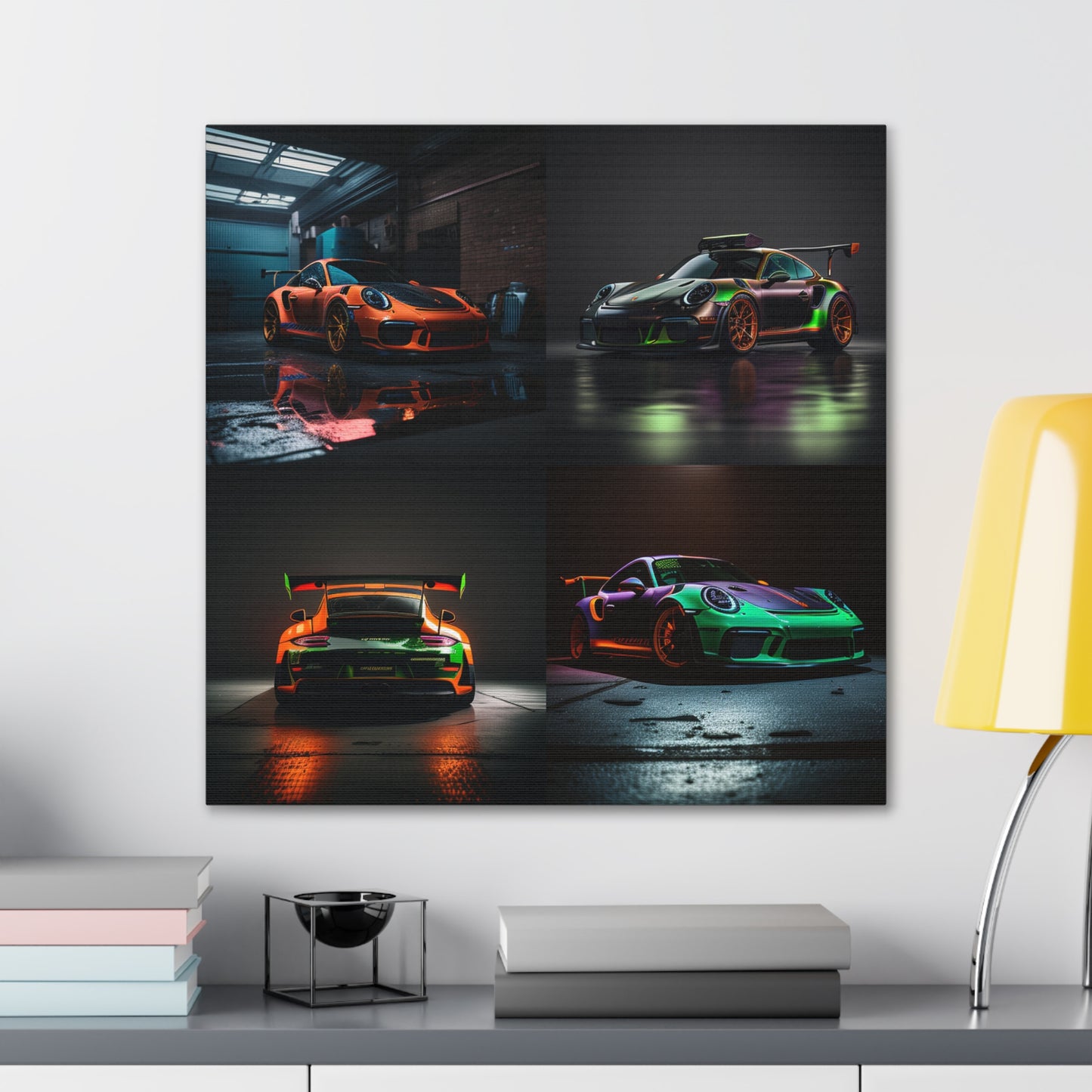 Canvas Gallery Wraps Porsche Color 4 pack