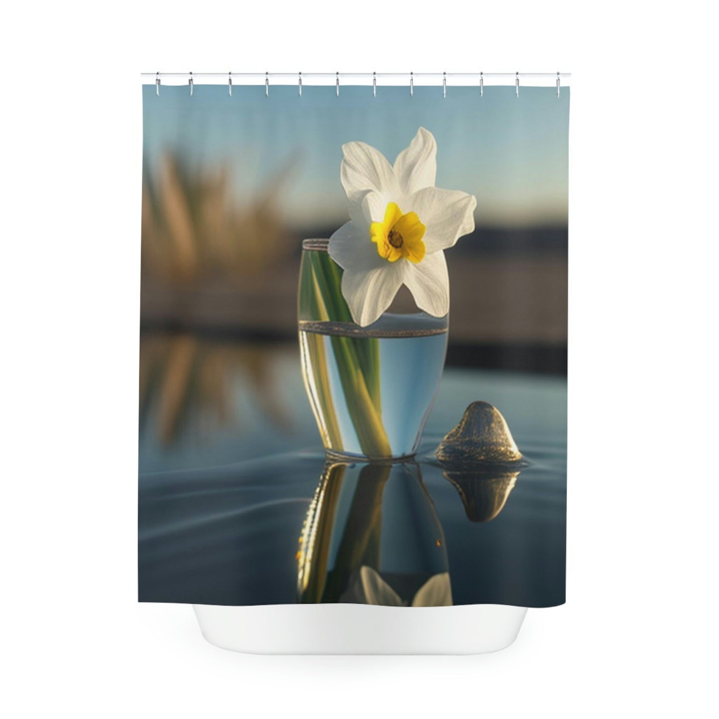 Polyester Shower Curtain Daffodil 4