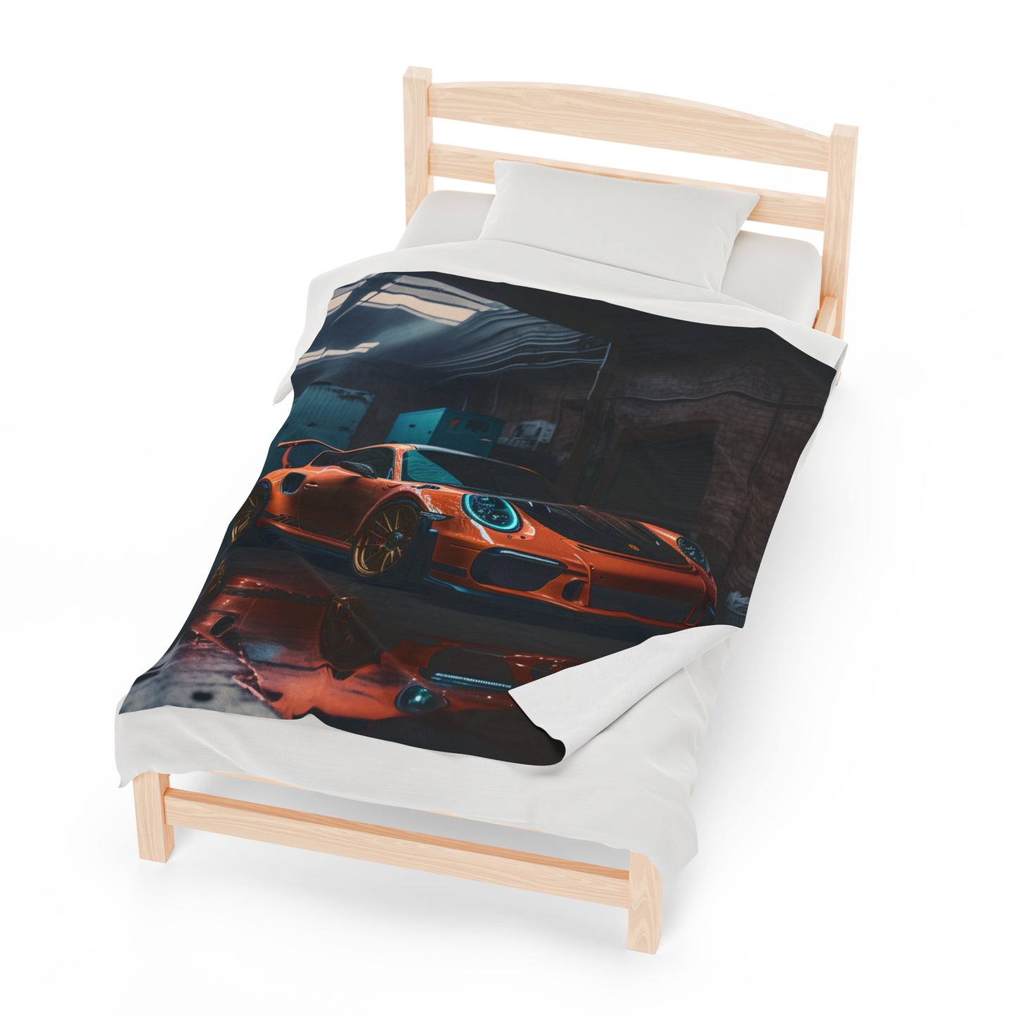 Velveteen Plush Blanket Porsche Color 1