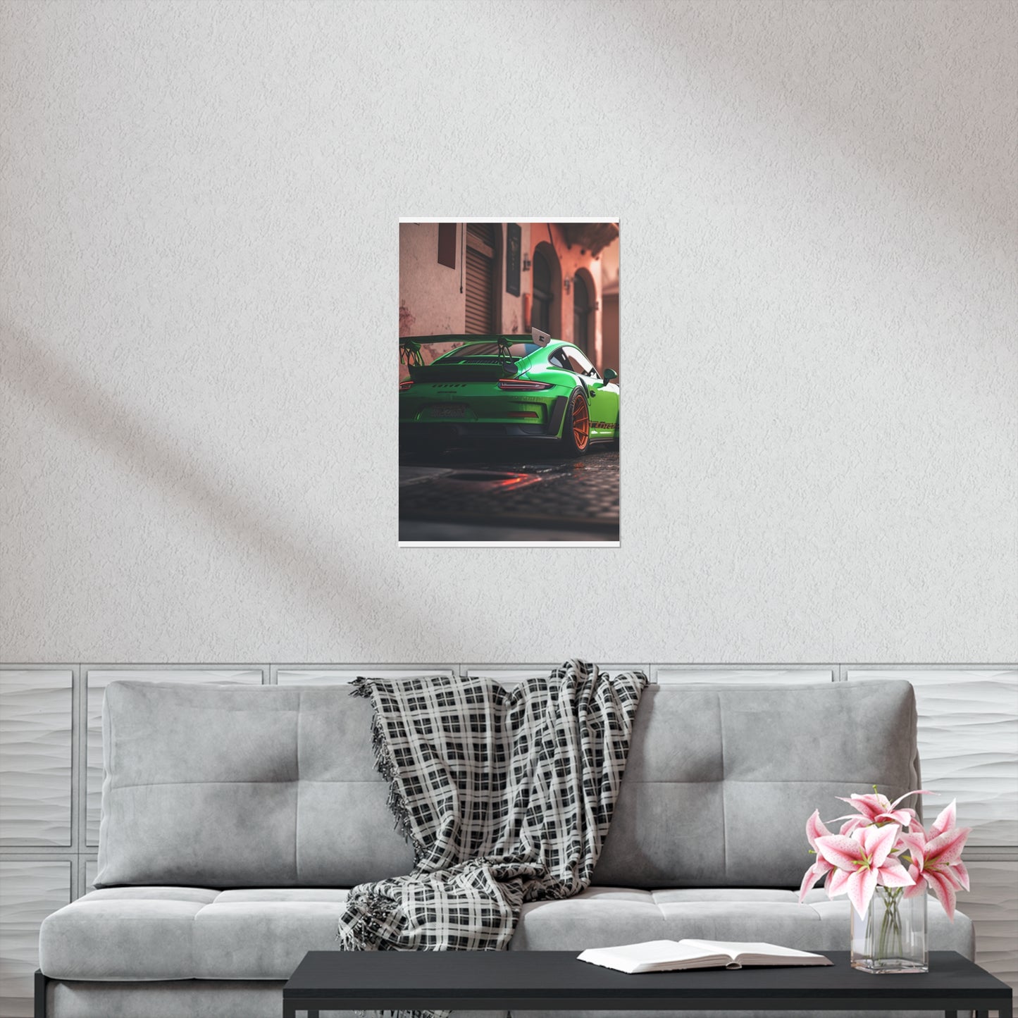 Premium Matte Vertical Posters porsche 911 gt3 1