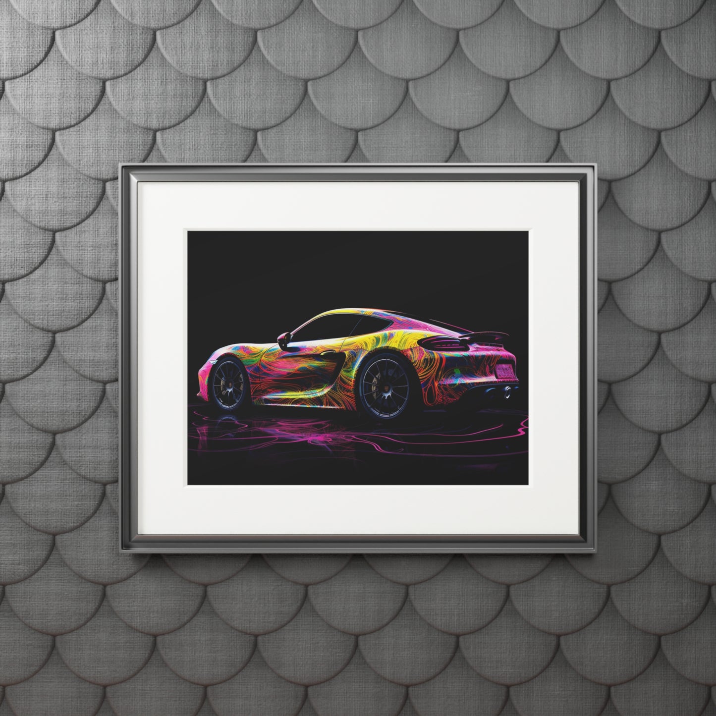 Fine Art Prints (Passepartout Paper Frame) Porsche Flair 4