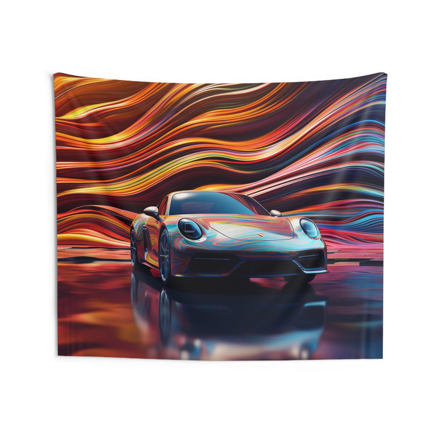 Indoor Wall Tapestries Porsche Water Fusion 1