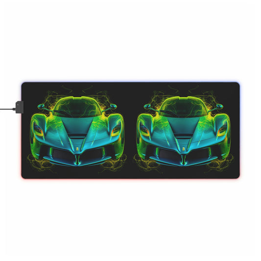 LED Gaming Mouse Pad Ferrari Neon 2