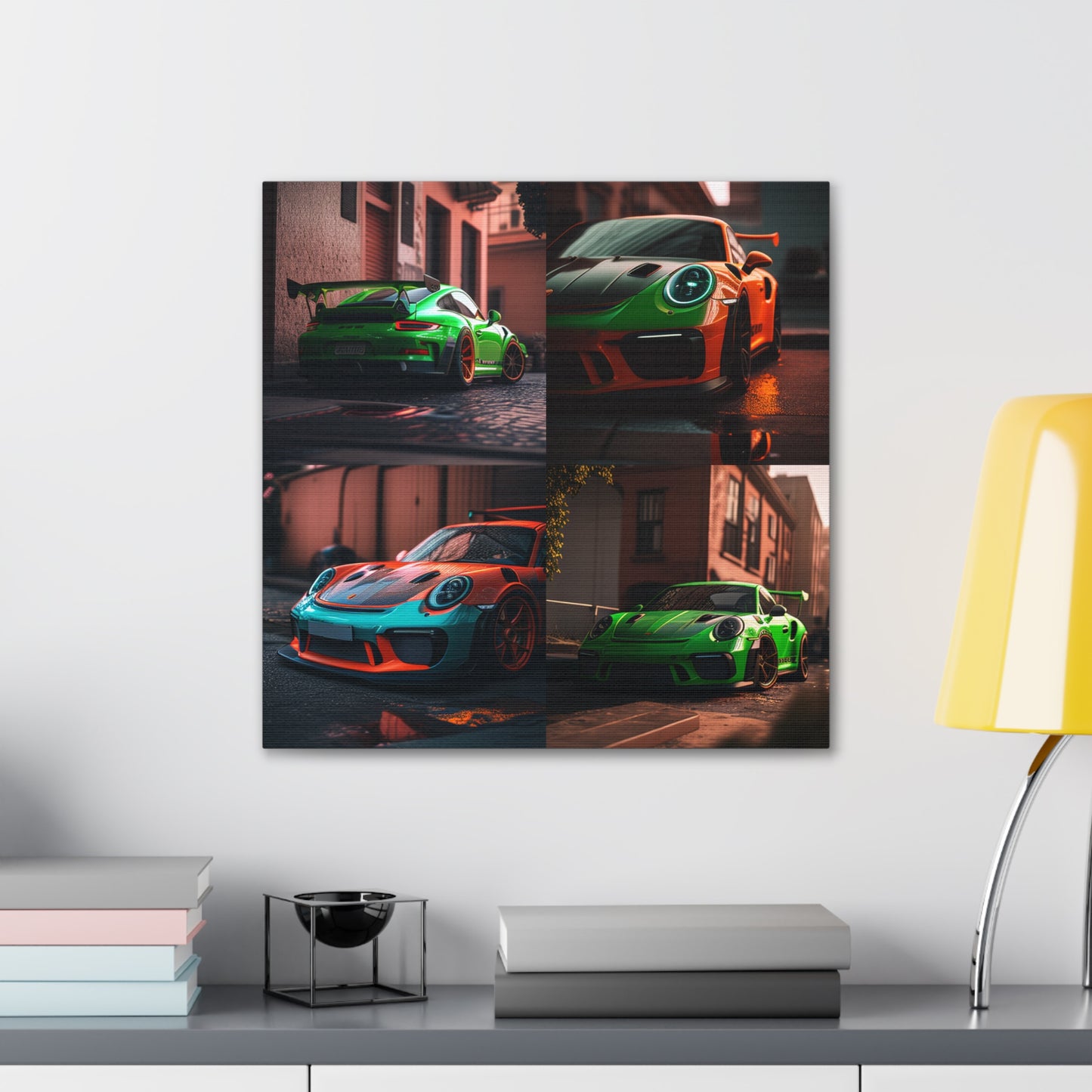 Canvas Gallery Wraps Porsche 911 gt3 4 pack