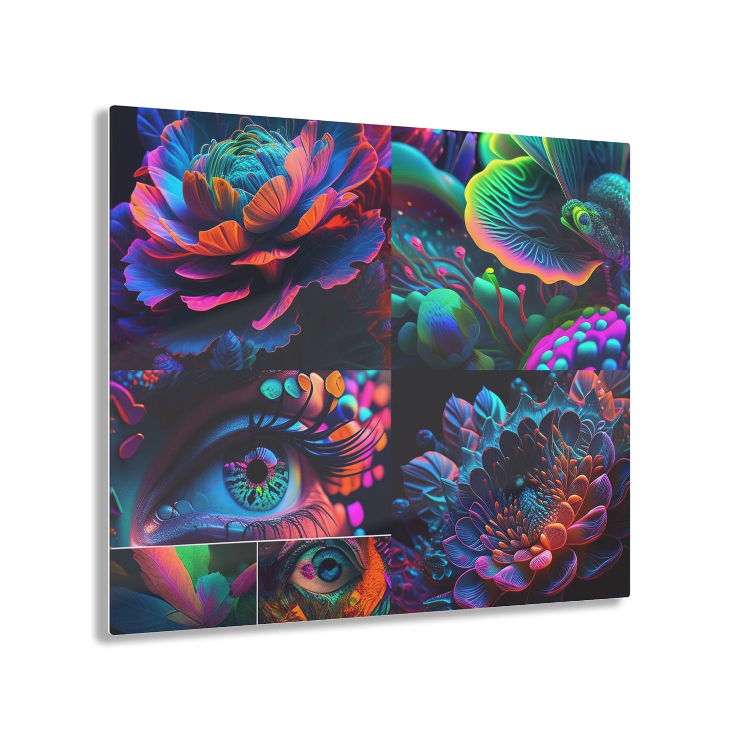 Acrylic Prints Neon Florescent Glow