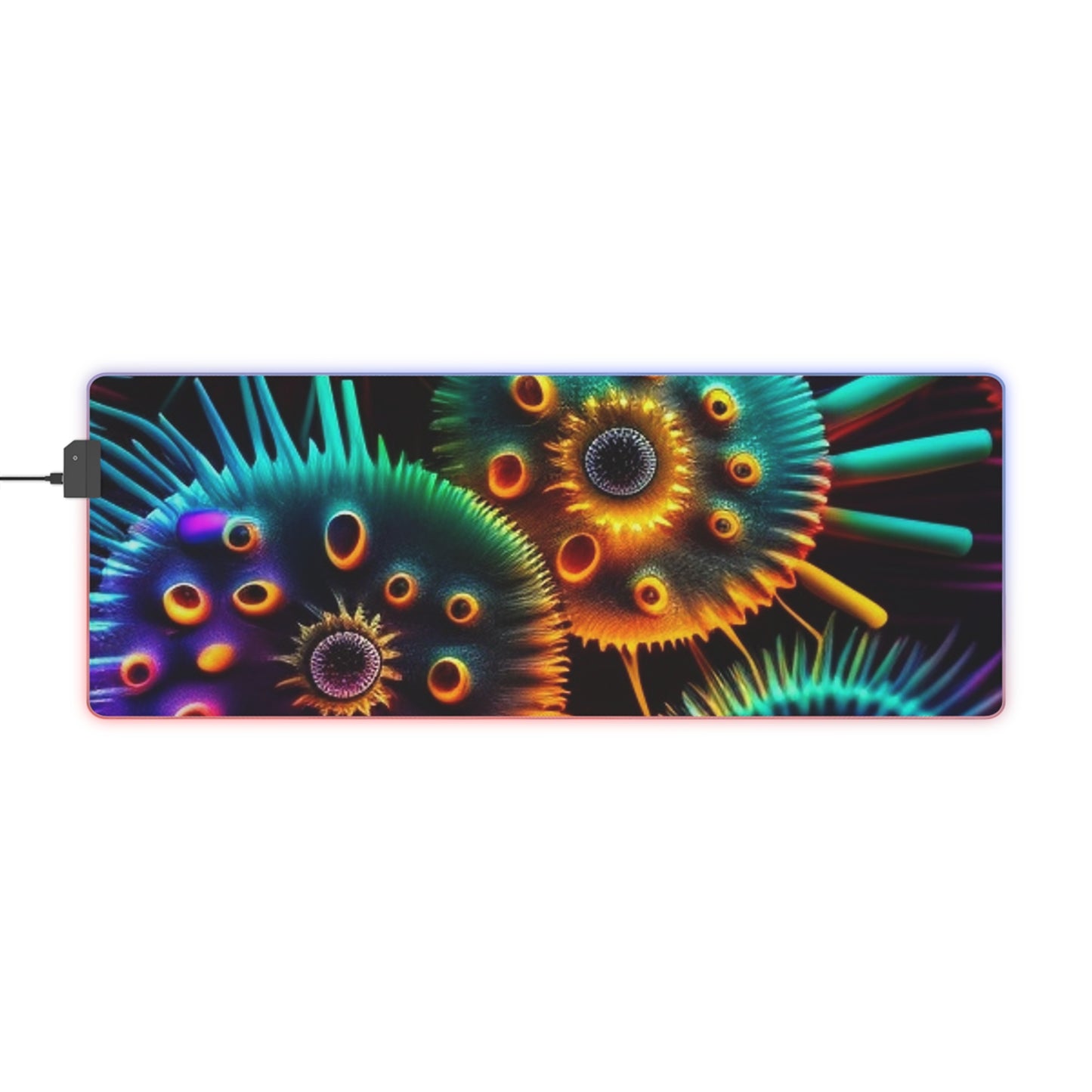 LED Gaming Mouse Pad Neon Macro 4