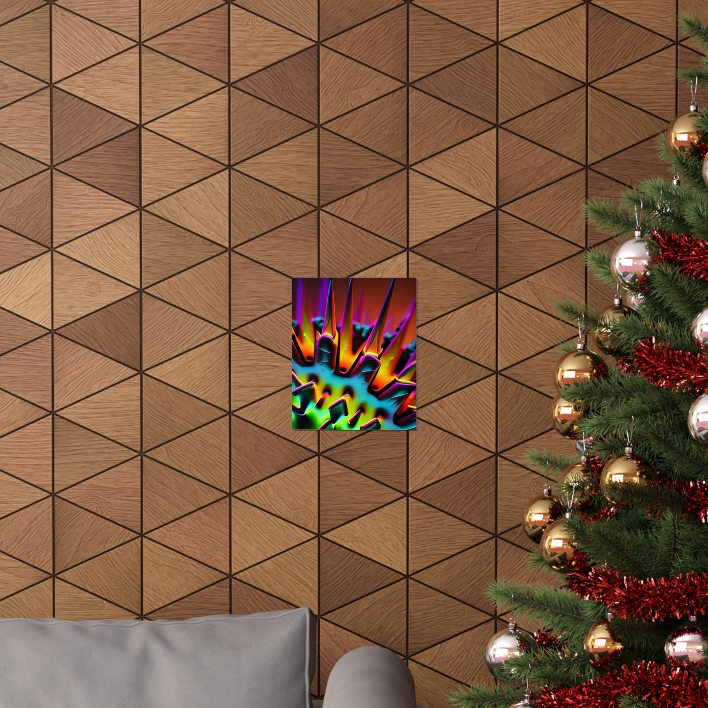 posters  Macro Neon Spike 4