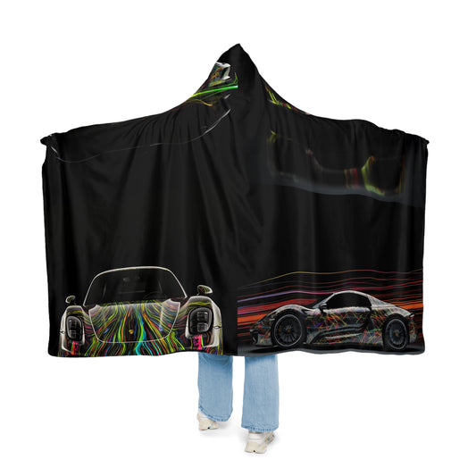 Snuggle Hooded Blanket Porsche Line 5