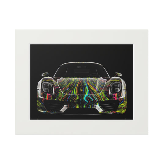 Fine Art Prints (Passepartout Paper Frame) Porsche Line 3