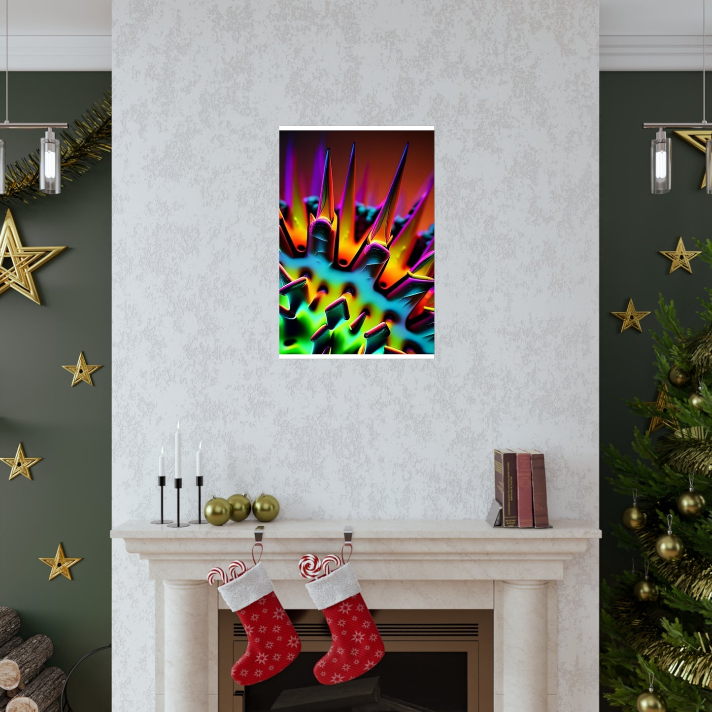 posters  Macro Neon Spike 4