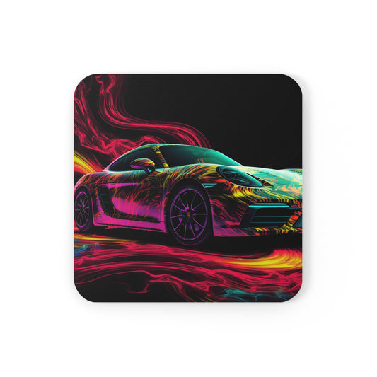 Cork Back Coaster Porsche Flair 1