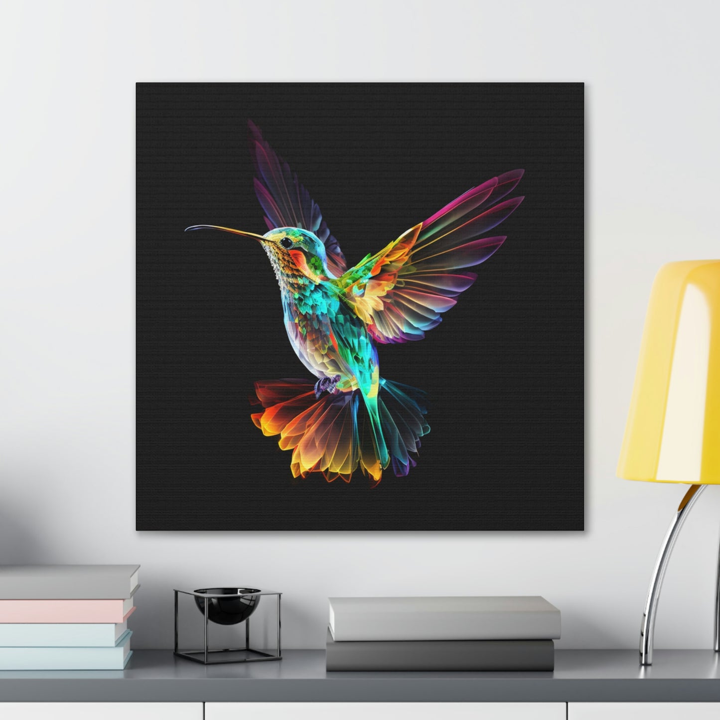 Hummingbird florescent glow