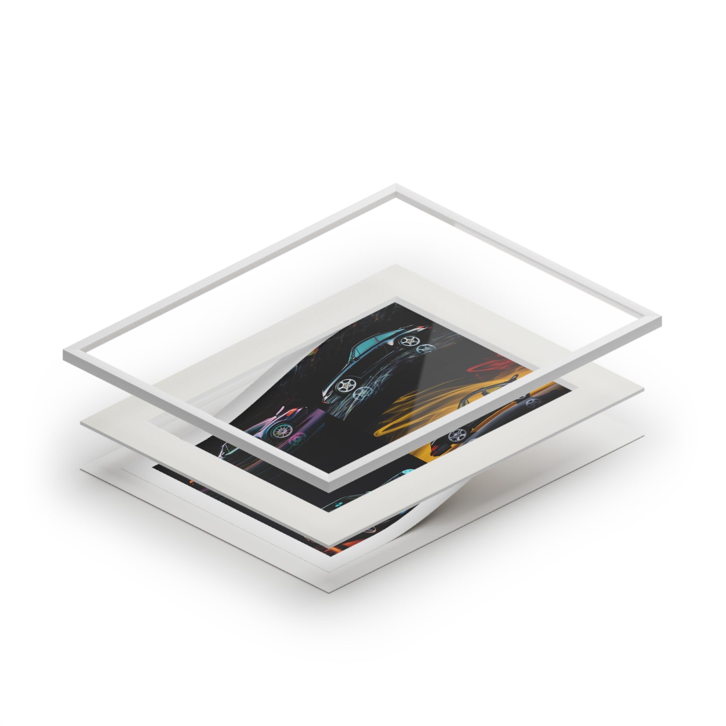 Fine Art Prints (Passepartout Paper Frame) Porsche 933 5