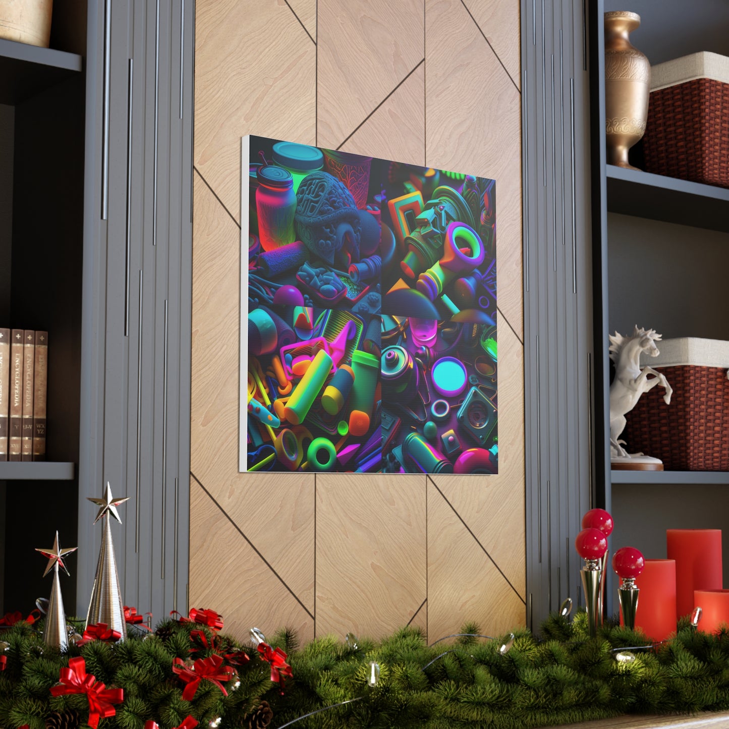 Canvas Gallery Wraps Neon Glow