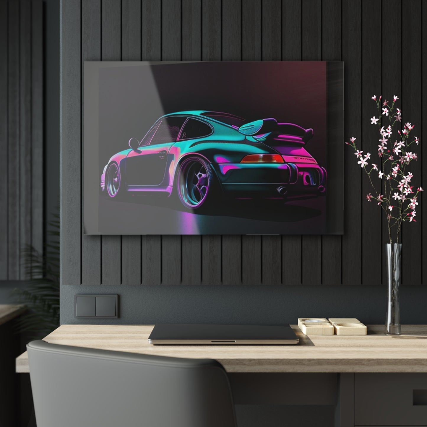 Acrylic Prints Porsche Purple 1