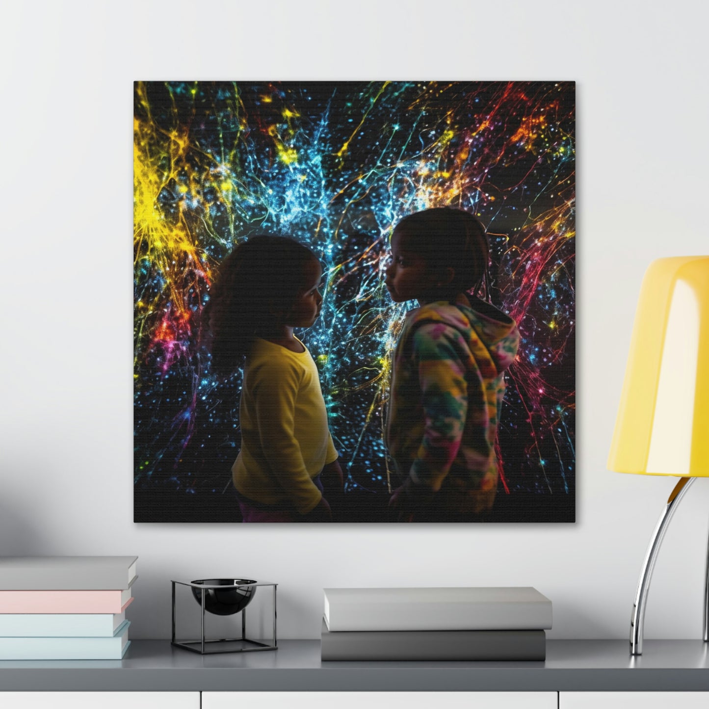 Canvas Gallery Wraps Kid Color Rain 2