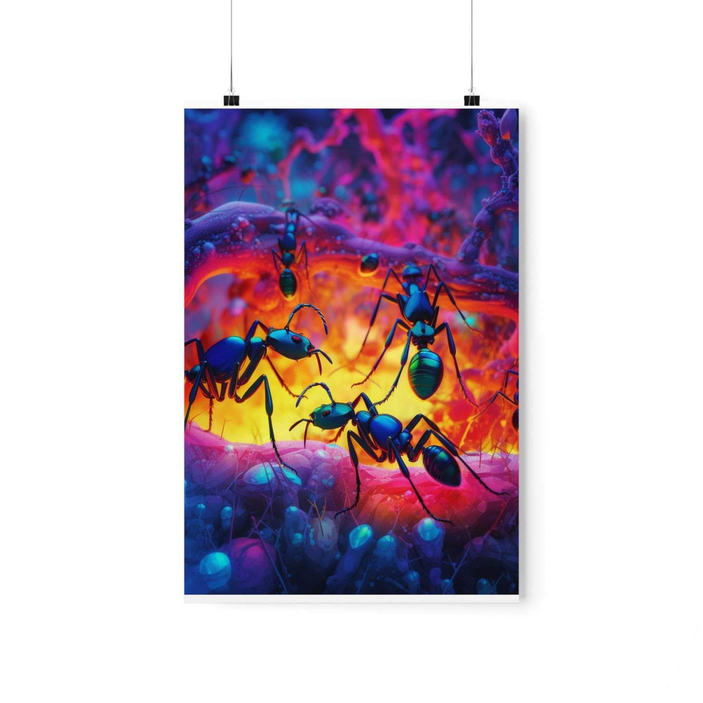 Premium Matte Vertical Posters Ants Home 3