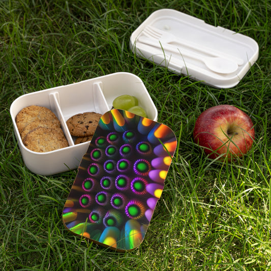 Bento Lunch Box Macro Cactus neon square 4